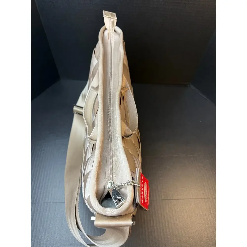 Harveys The Original Seatbelt Laptop Tote Bag Champagne Beige